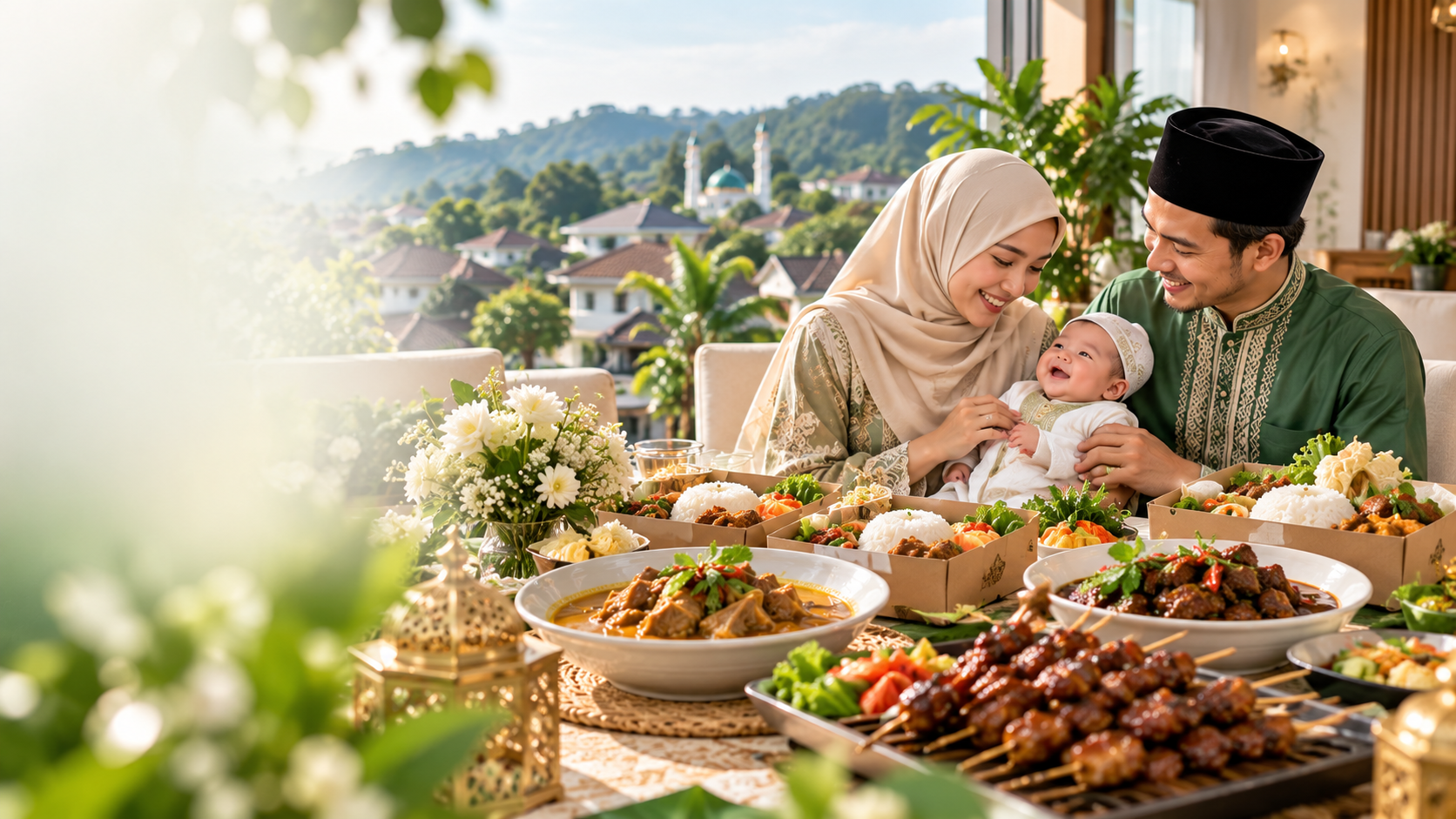 Keluarga dan hidangan aqiqah untuk Cipayung Depok